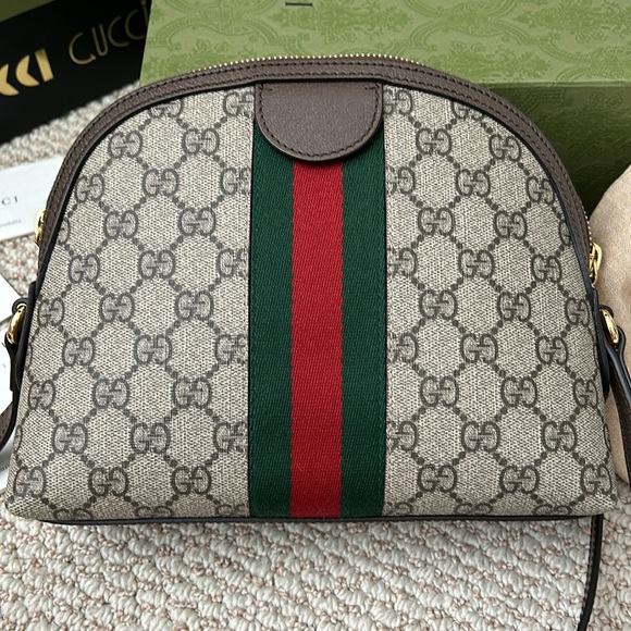 Authentic Gucci Crossbody Dome Ophidia Small Shoulder Bag - Picture 6 of 9